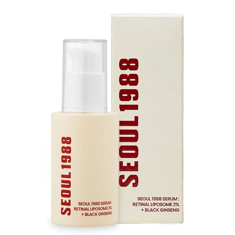 Seoul 1988 Retinol Ginseng Eye & Face Cream Serum Set Firming Moisturizing Anti-aging Diminish Lines Wrinkles Skin Care Essence